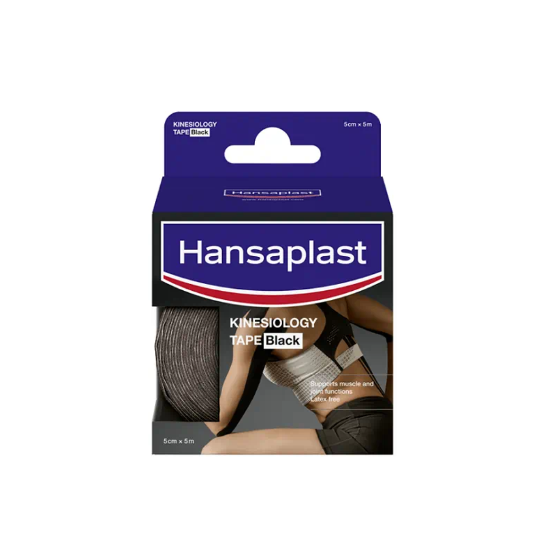 🏋️♂️ Kinesiology Tape – Black (5cm x 5m)