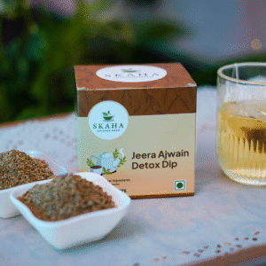 🌿 Skaha Natural – Jeera Ajwain Detox Dip (12 Sachets)