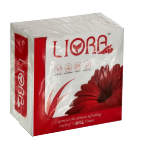 🧻 Liora Napkin – 30×30 cm, 1-Ply, 100 Pulls, Plain